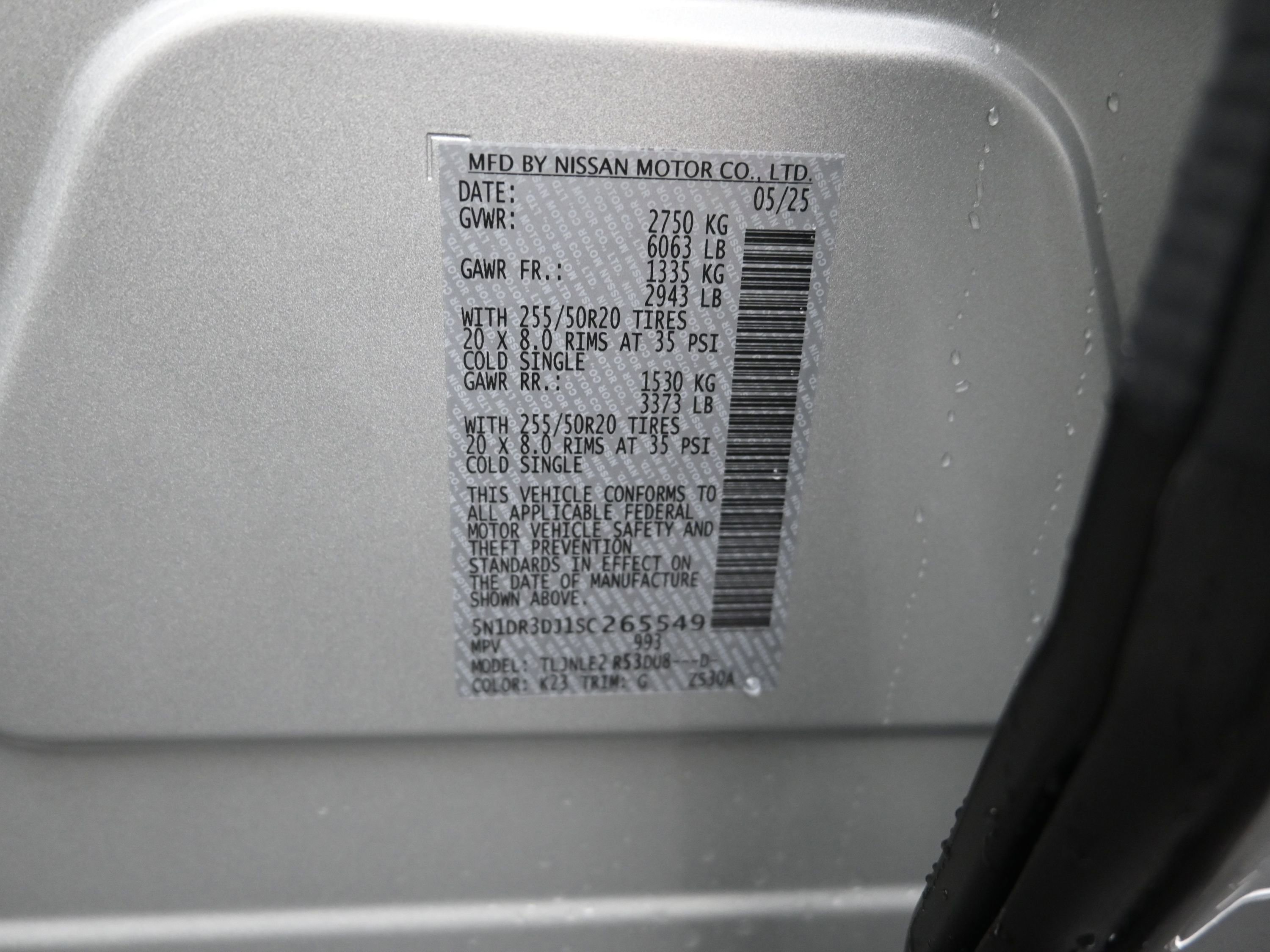 New 2025 Nissan Pathfinder Platinum w/ Cargo Package image 10