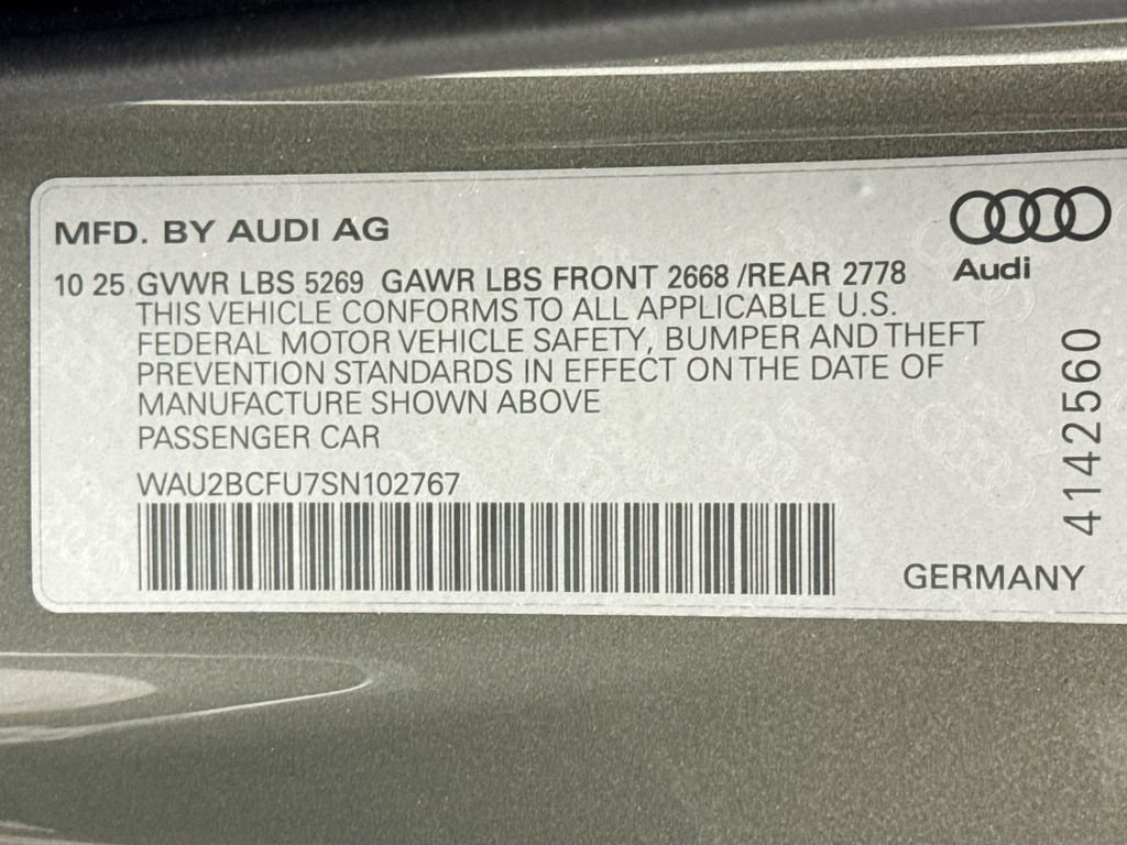 Certified 2025 Audi A5 2.0T Premium Plus w/ Premium Plus AWD/4WD image 35