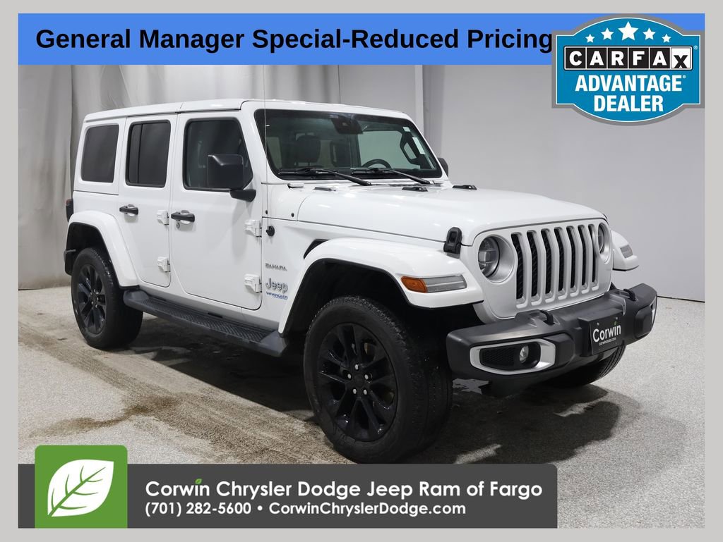 Certified 2021 Jeep Wrangler Unlimited Sahara w/ Cold Weather Group image 1