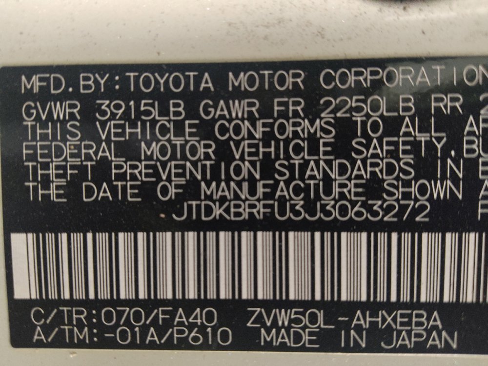 Used 2018 Toyota Prius Two w/ Prius Two Safety Plus Package FWD image 33