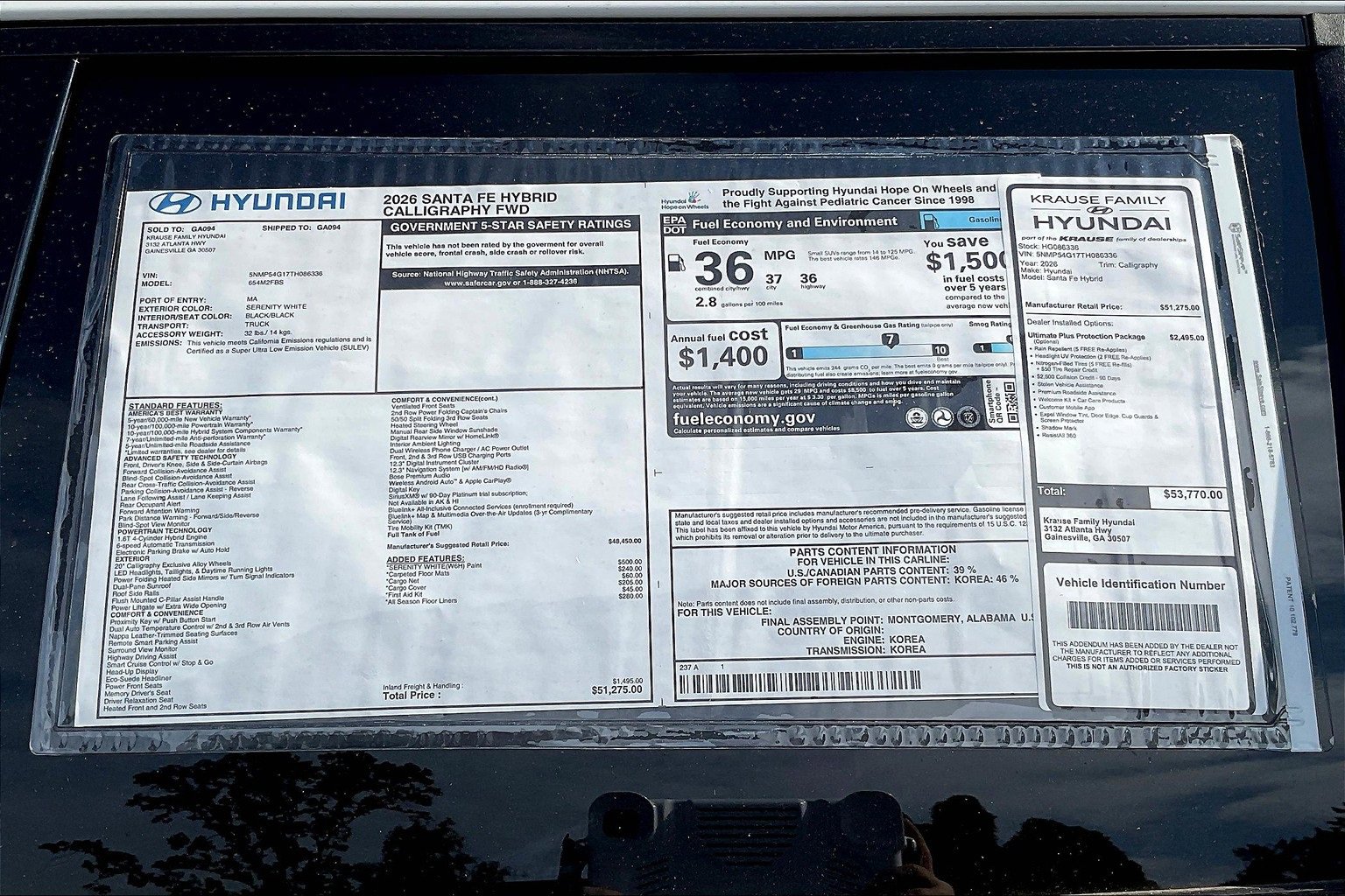 New 2026 Hyundai Santa Fe Calligraphy image 13