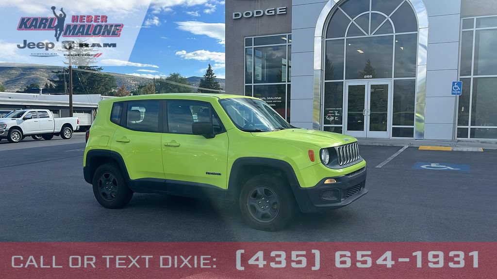 Used 2018 Jeep Renegade Sport w/ Power & Air Group AWD/4WD image 1
