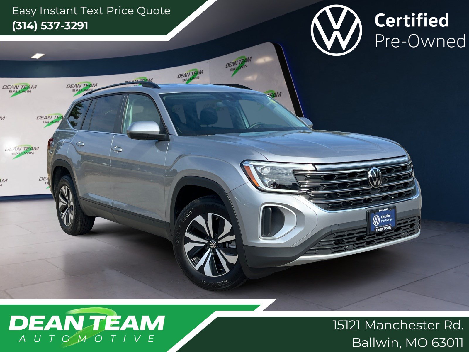 Used 2025 Volkswagen Atlas SE AWD/4WD image 1