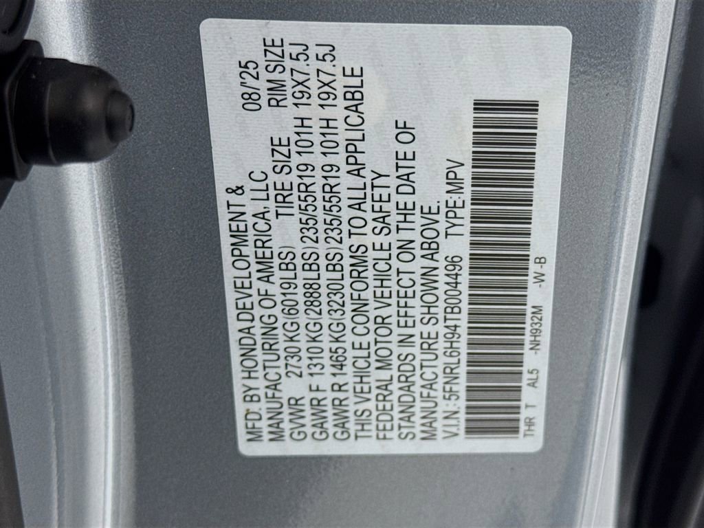 New 2026 Honda Odyssey Elite image 44