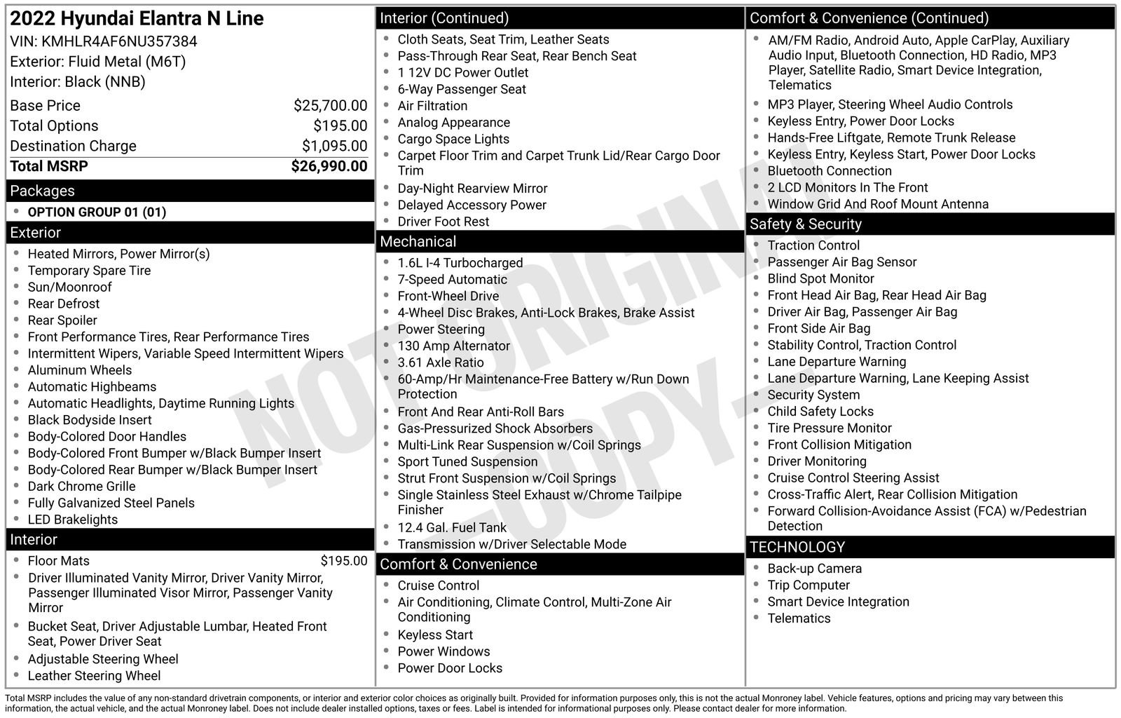 Used 2022 Hyundai Elantra N Line image 6