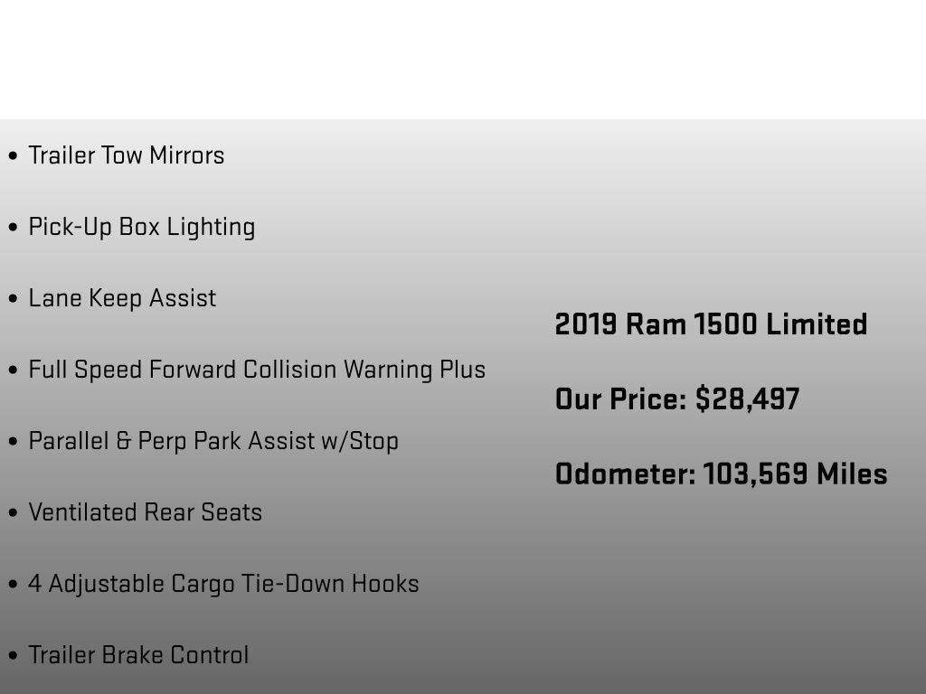 Used 2019 RAM 1500 Limited image 27