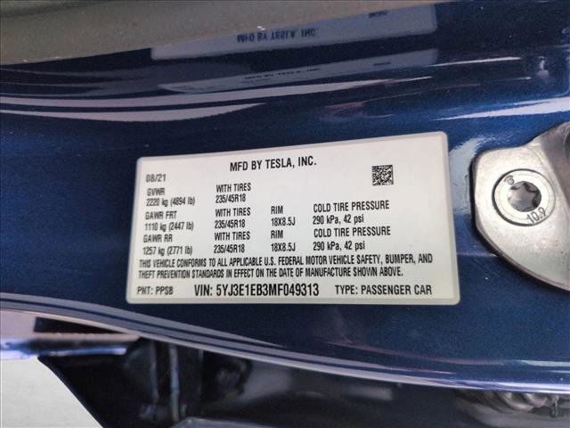 Used 2021 Tesla Model 3 Long Range image 12