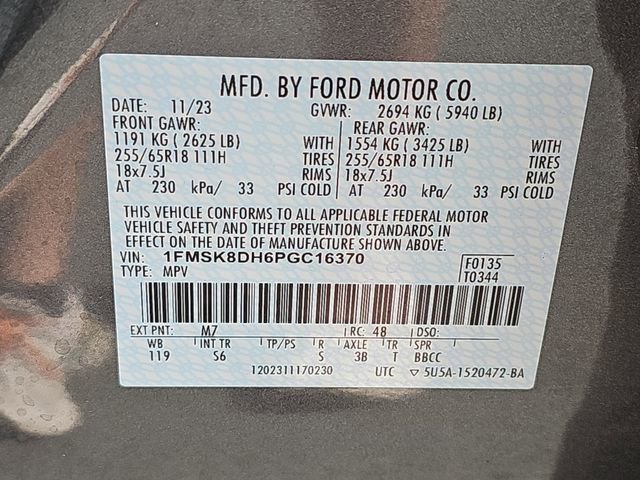 Used 2023 Ford Explorer XLT w/ Equipment Group 202A image 39