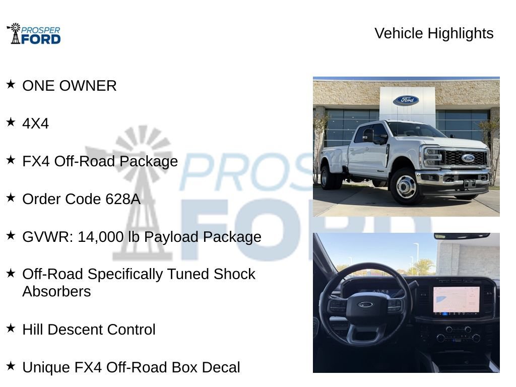 Used 2024 Ford F350 Lariat w/ FX4 Off-Road Package AWD/4WD image 5