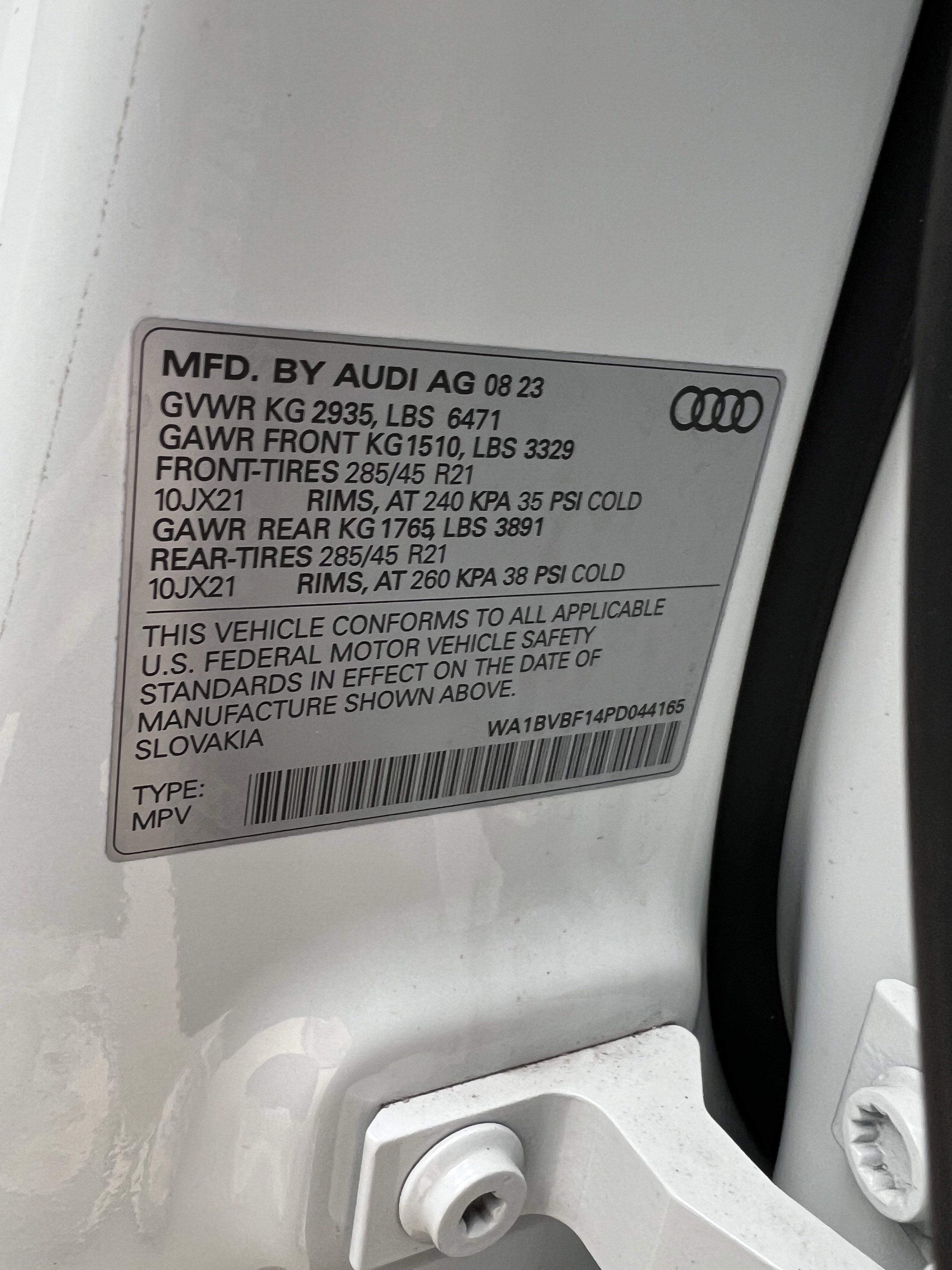 Certified 2023 Audi Q8 Premium Plus image 37