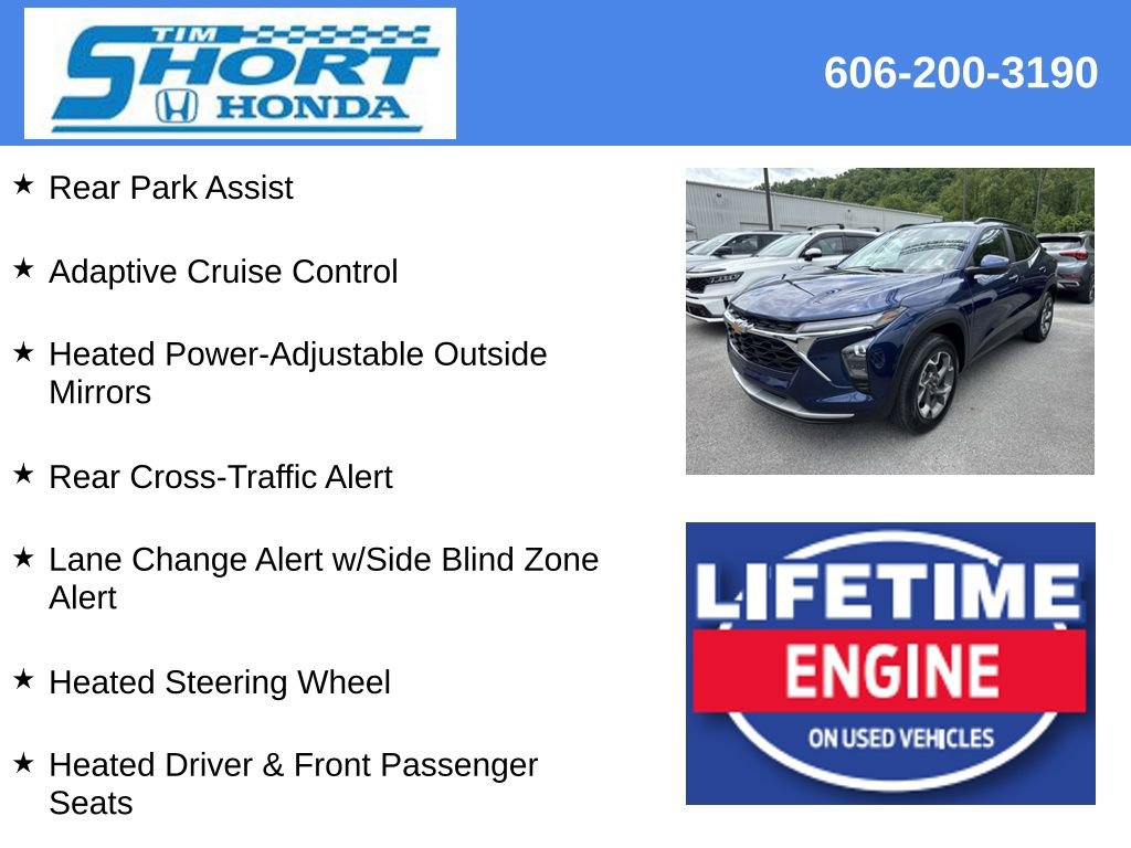 Used 2024 Chevrolet Trax LT w/ Driver Confidence Package FWD image 13