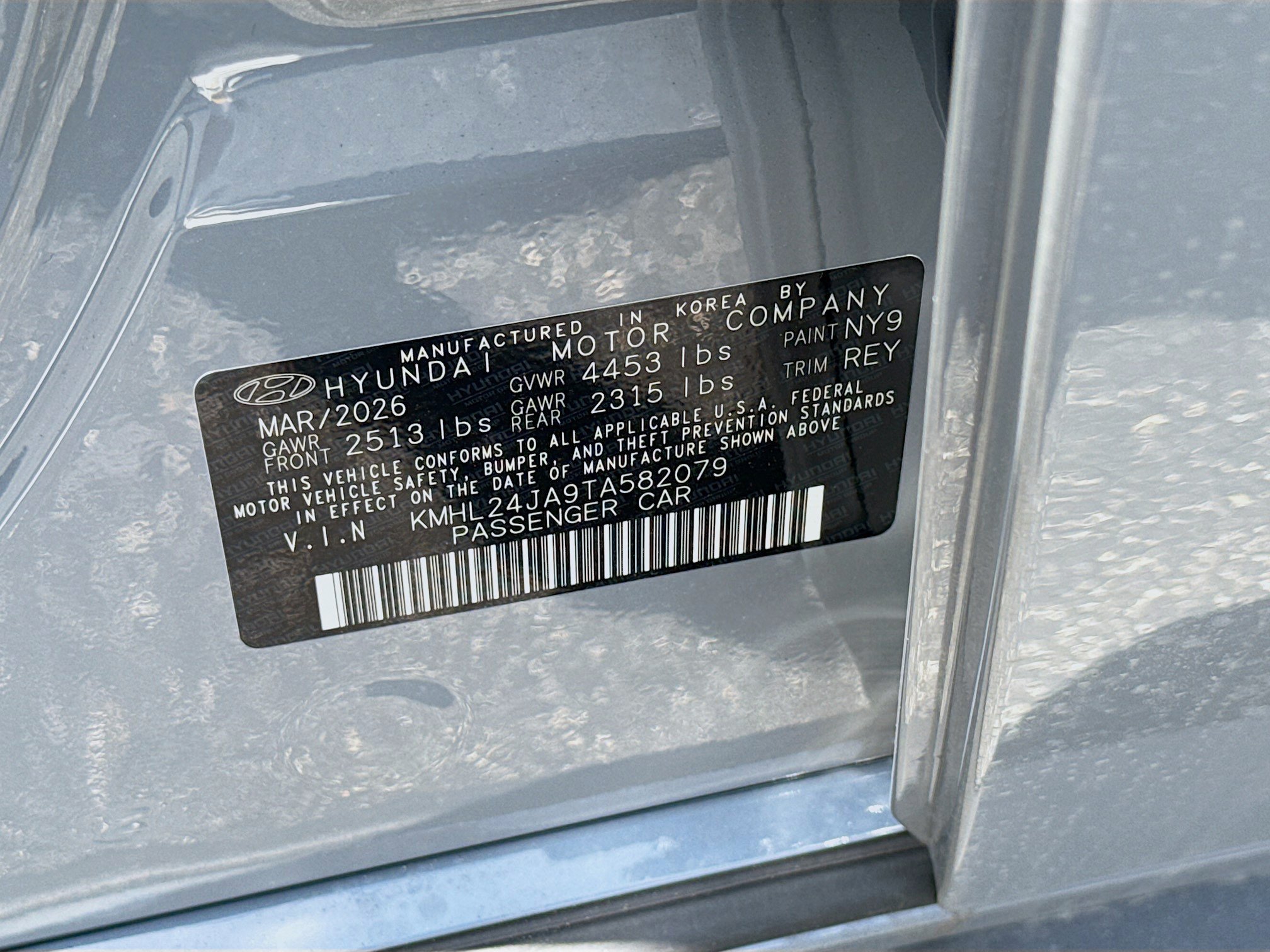 New 2026 Hyundai Sonata SE FWD image 24