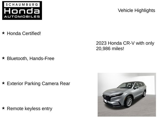 Certified 2023 Honda CR-V EX image 7