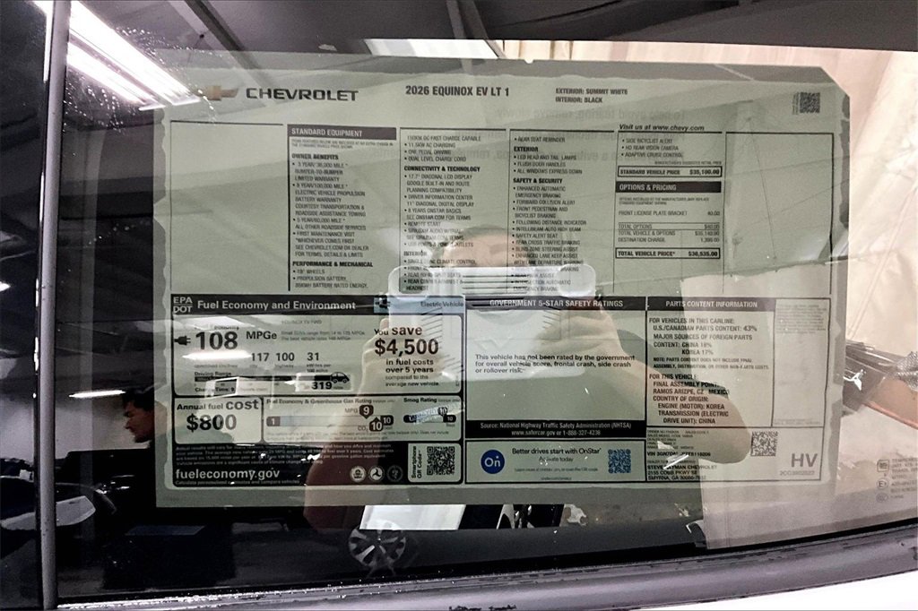 New 2026 Chevrolet Equinox EV LT image 10