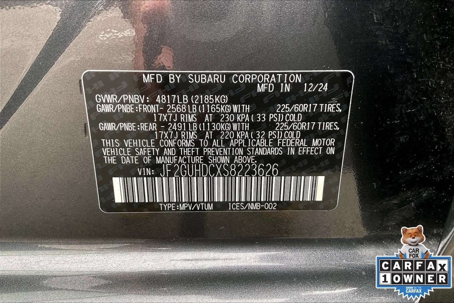 Certified 2025 Subaru Crosstrek 2.5i Premium AWD/4WD image 33