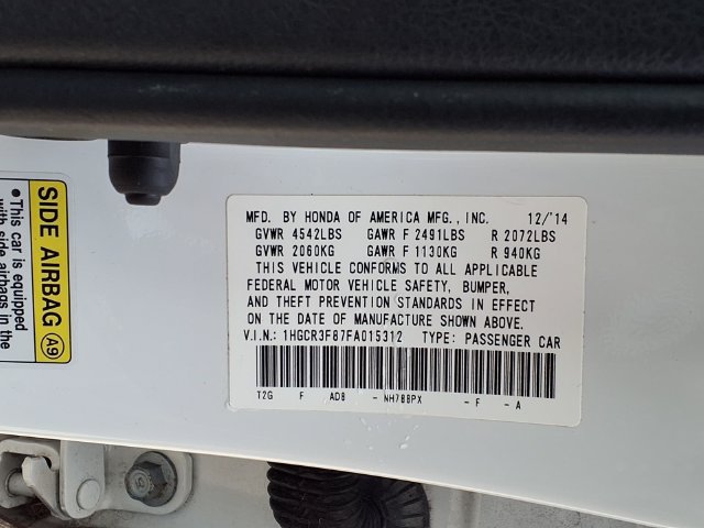 Used 2015 Honda Accord EX-L image 10
