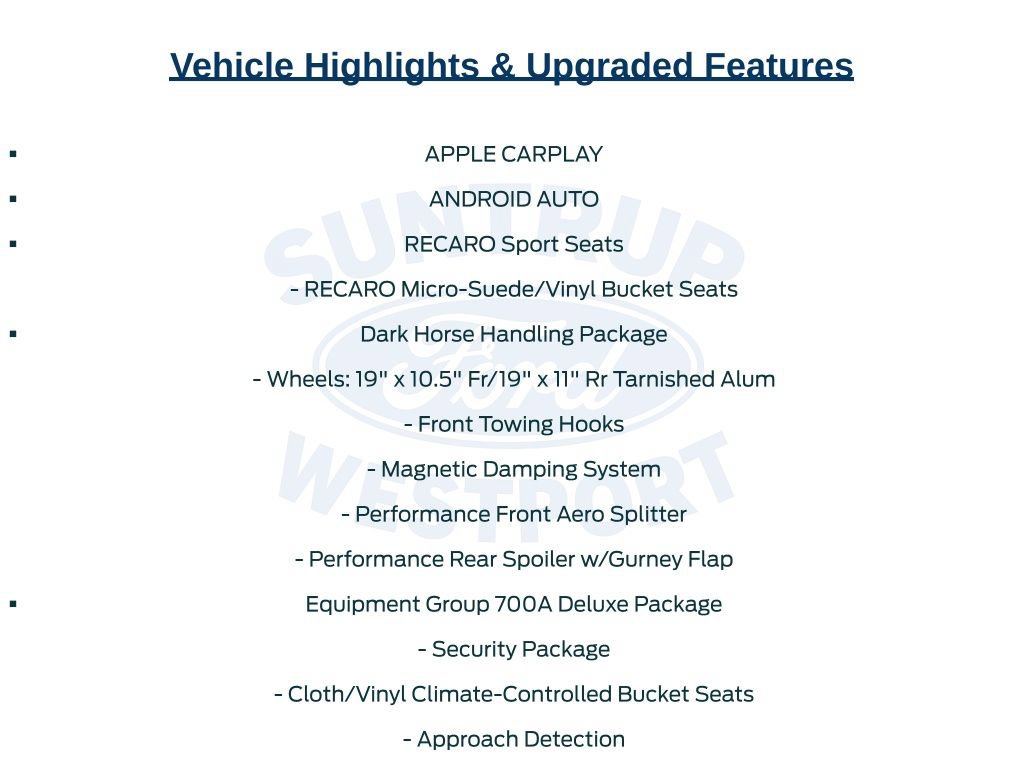 New 2025 Ford Mustang Dark Horse w/ Dark Horse Handlin Package RWD image 7