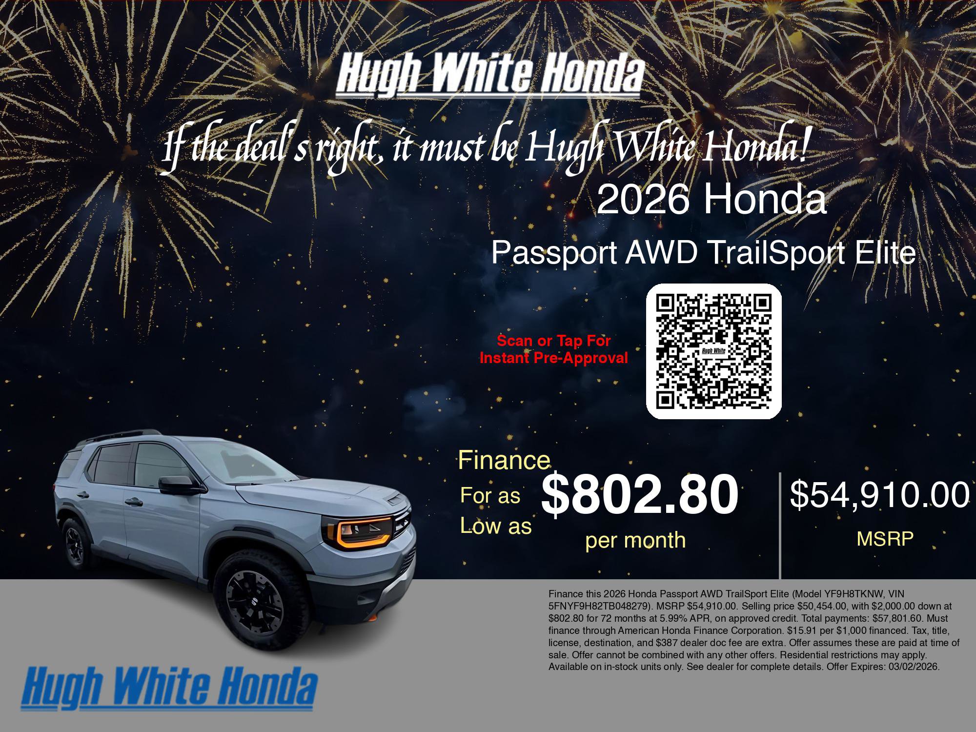 New 2026 Honda Passport TrailSport Elite image 7