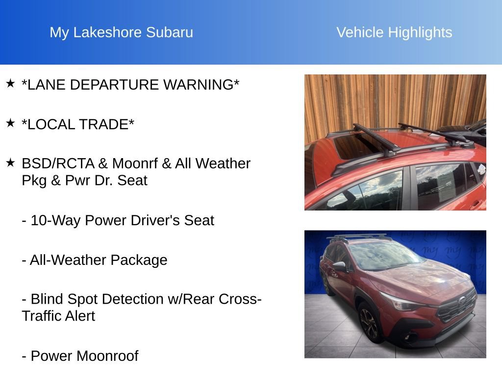 Used 2024 Subaru Crosstrek 2.0i Premium AWD/4WD image 7