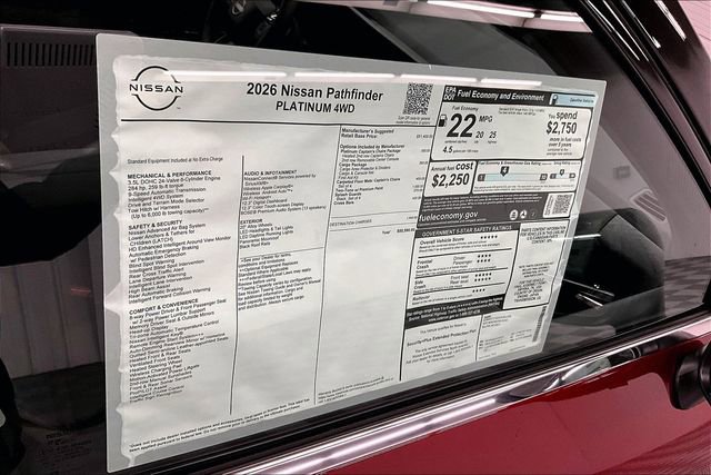 New 2026 Nissan Pathfinder Platinum AWD/4WD image 43