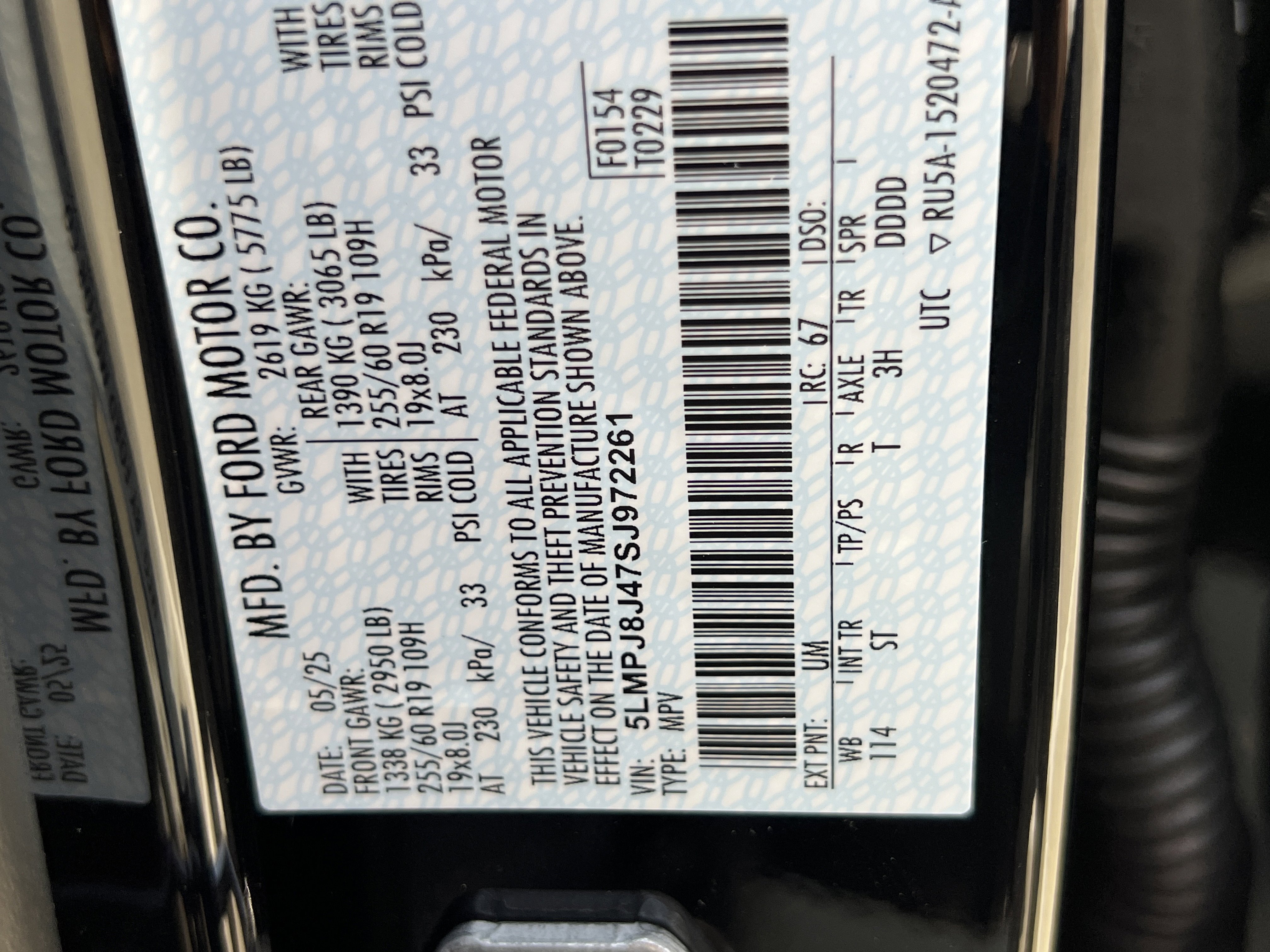 New 2025 Lincoln Nautilus Premier w/ Equipment Group 102A image 34