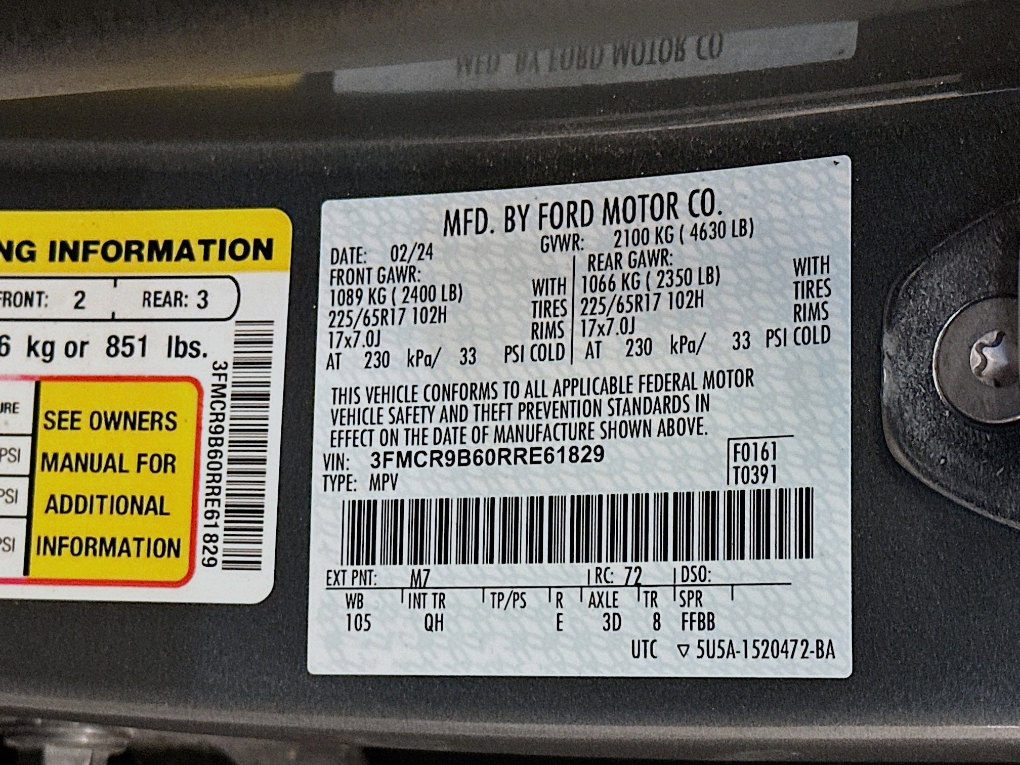 Used 2024 Ford Bronco Sport Big Bend image 12