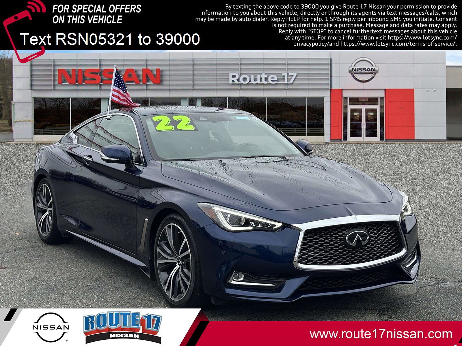 Used 2022 INFINITI Q60 3.0t Luxe w/ Cargo Package