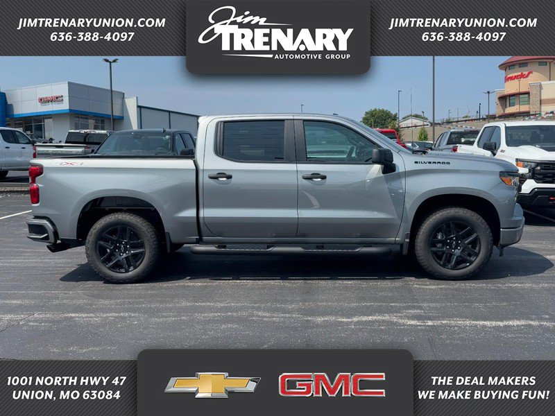 New 2026 Chevrolet Silverado 1500 Custom w/ Turbomax Blackout Package