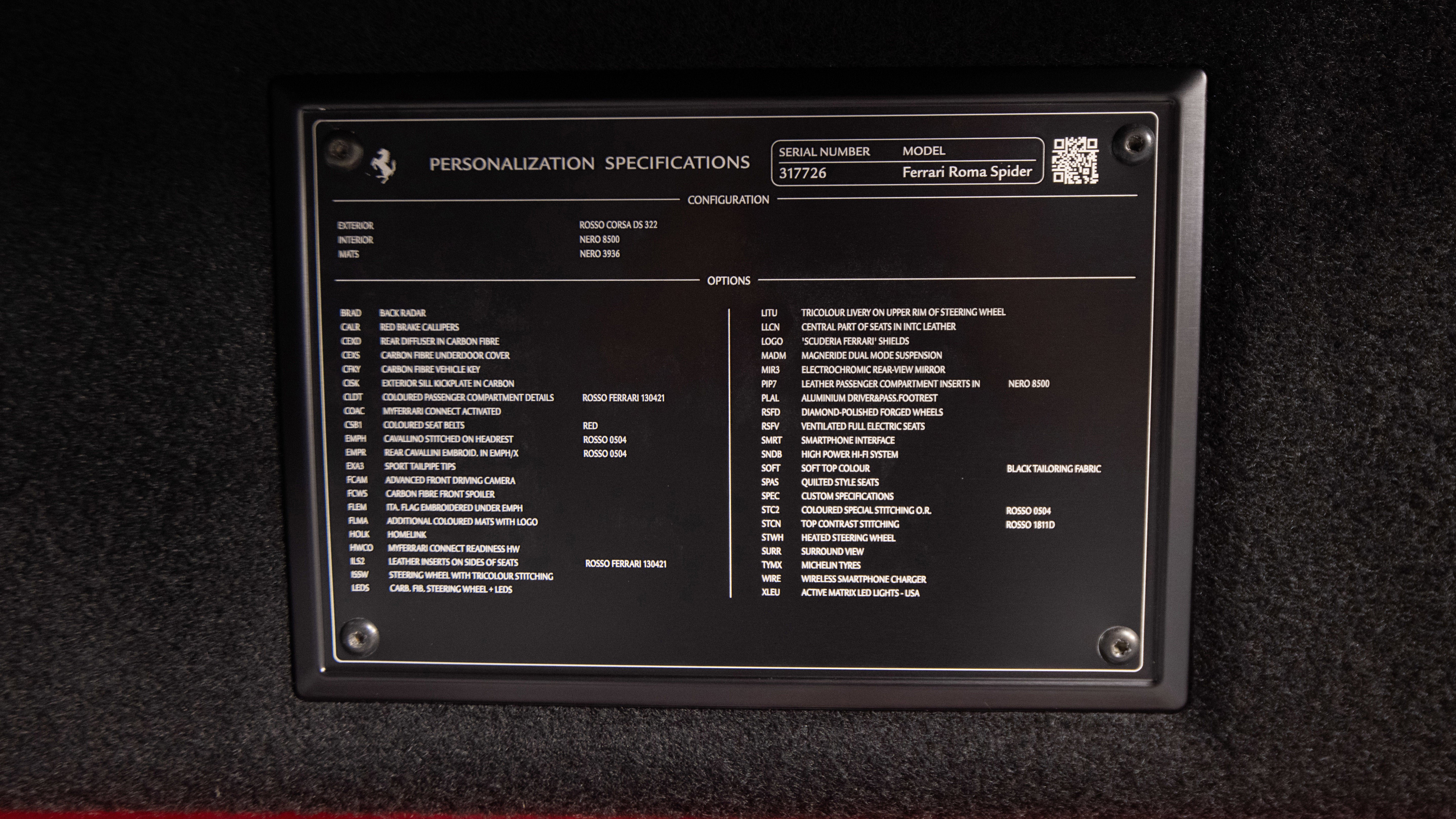 Certified 2025 Ferrari Roma Spider RWD image 33