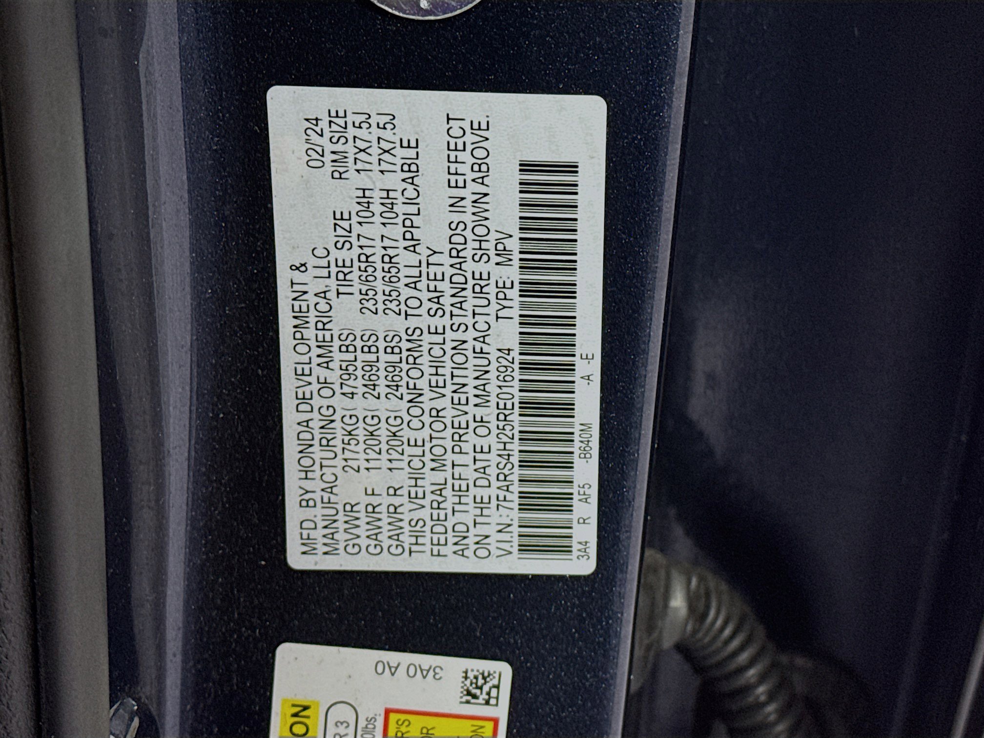 Certified 2024 Honda CR-V LX image 30