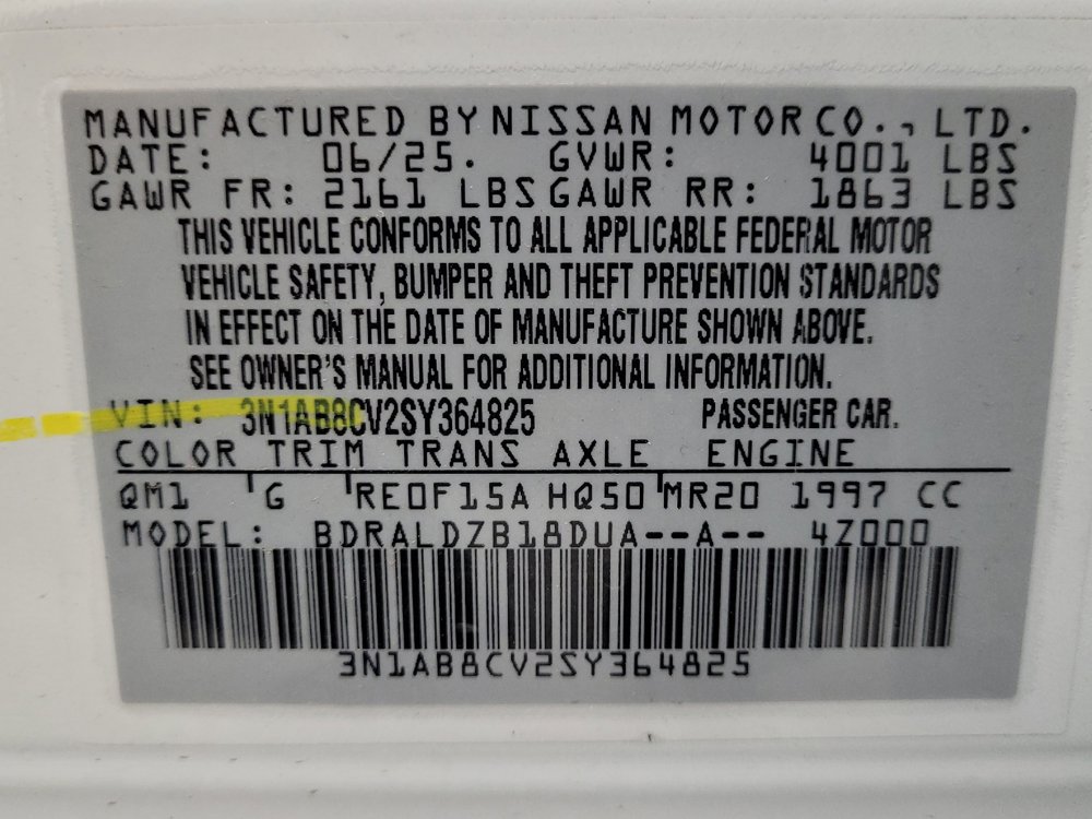 Used 2025 Nissan Sentra SV FWD image 33