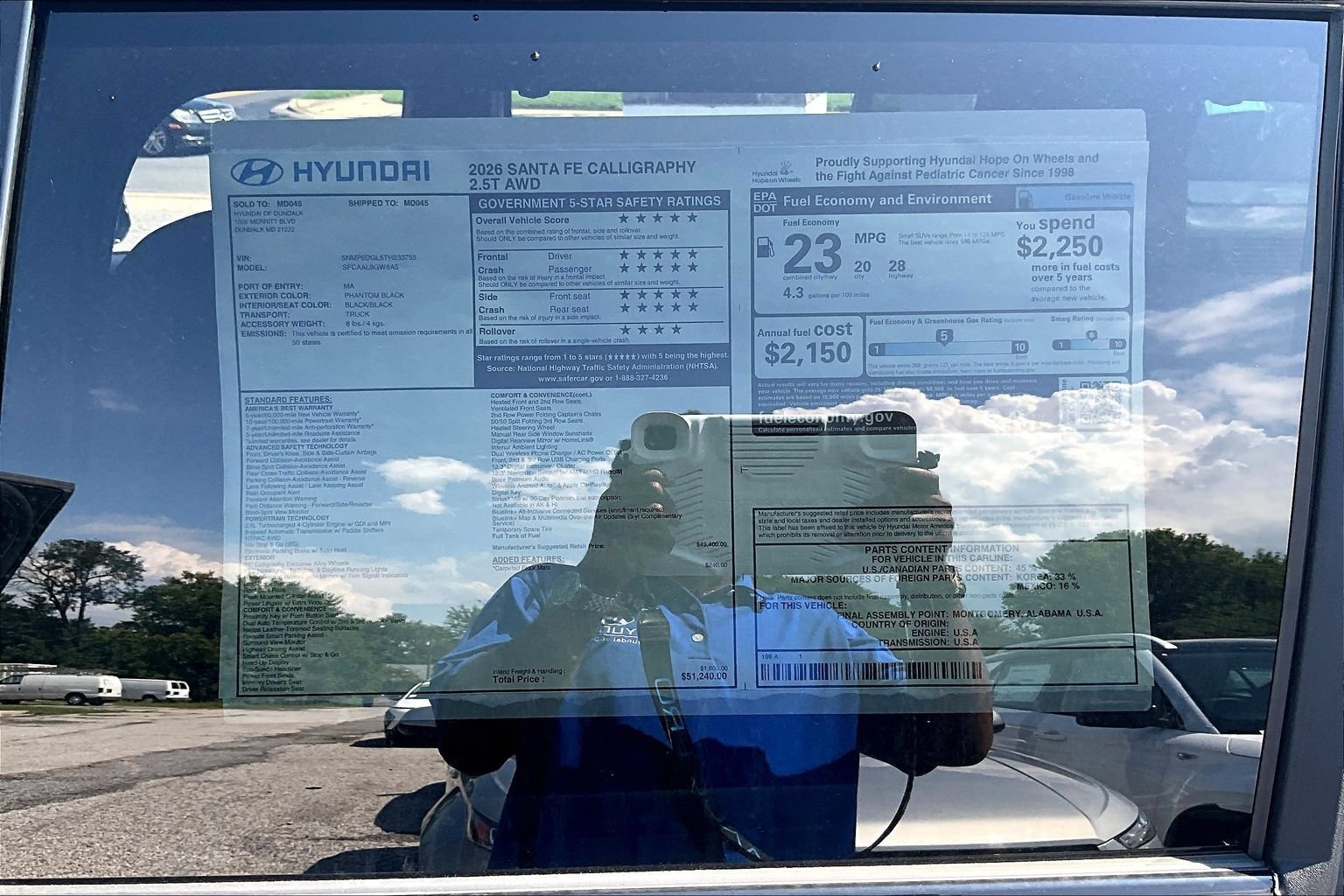 New 2026 Hyundai Santa Fe Calligraphy AWD/4WD image 14