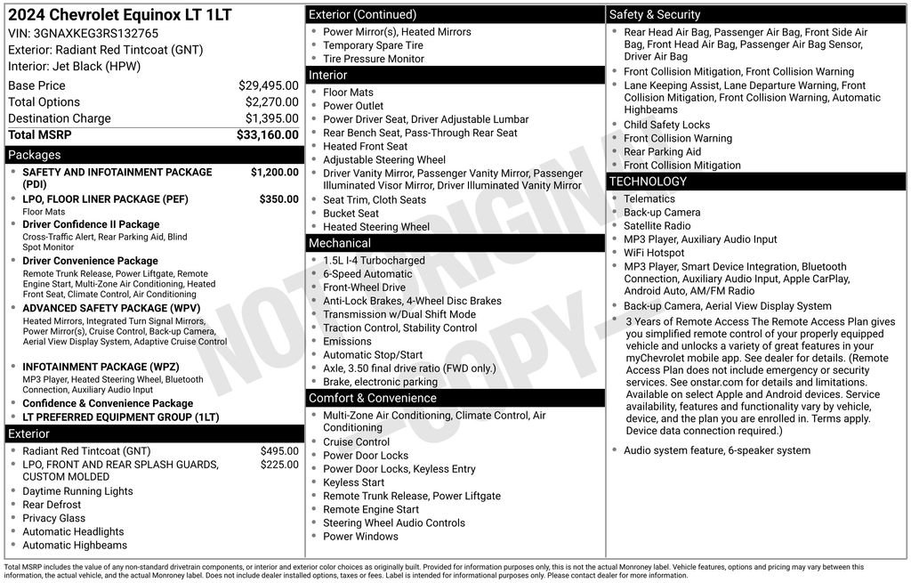 Certified 2024 Chevrolet Equinox LT FWD image 40