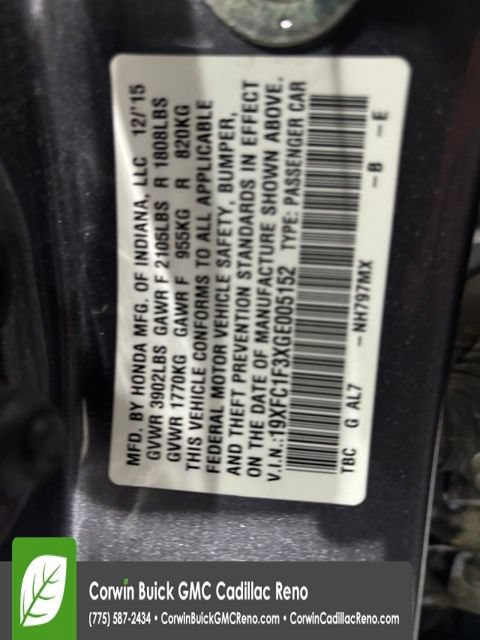 Used 2016 Honda Civic EX-T image 43