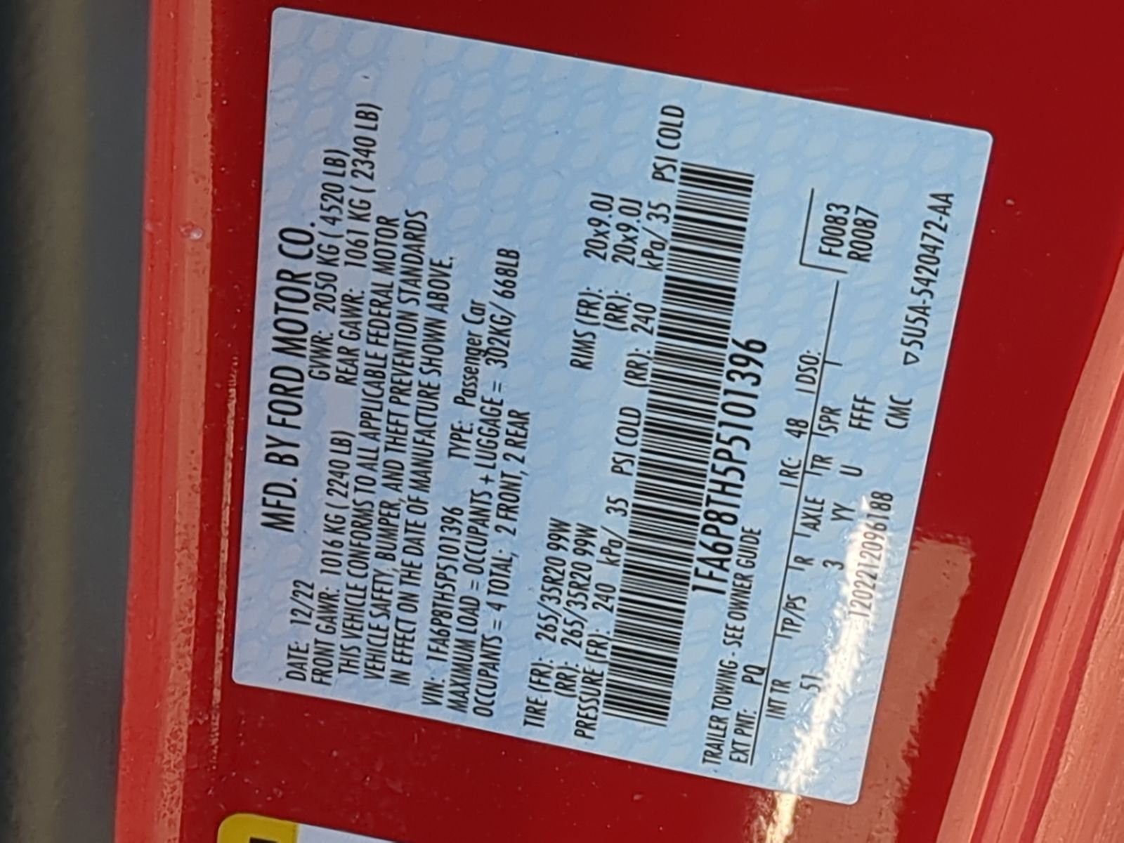 Used 2023 Ford Mustang Premium w/ Equipment Group 201A image 35