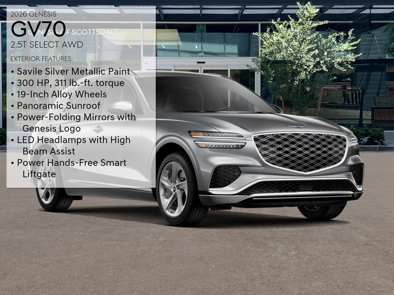 New 2026 Genesis GV70 2.5T Select AWD/4WD image 3