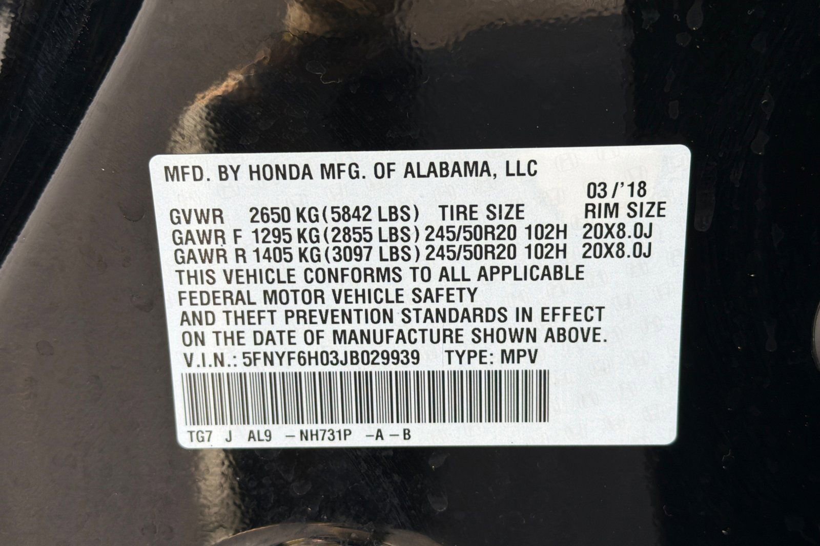 Used 2018 Honda Pilot Elite image 32
