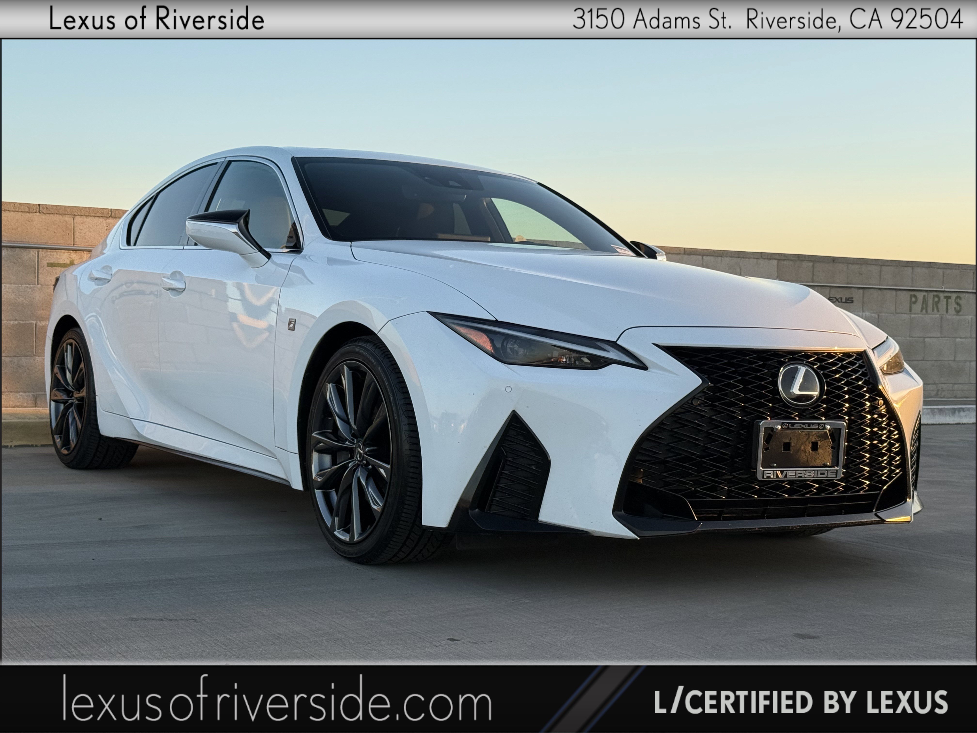 Certified 2024 Lexus IS 350 F Sport w/ Memory Package