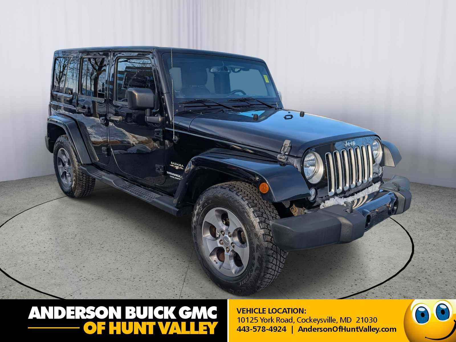 Used 2016 Jeep Wrangler Unlimited Sahara w/ Dual Top Group