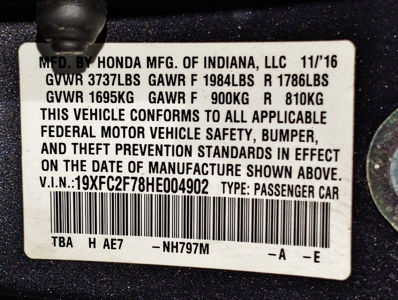 Used 2017 Honda Civic EX image 54