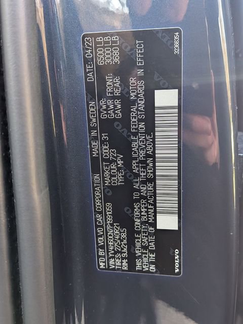 Certified 2023 Volvo XC90 T8 Plus w/ Protection Package Premier image 11