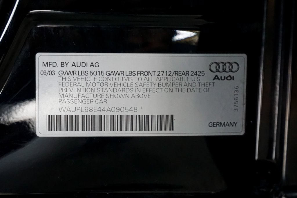 Used 2004 Audi S4 Sedan AWD/4WD image 19