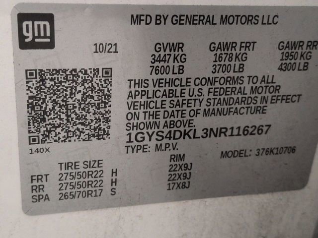 Used 2022 Cadillac Escalade Premium Luxury Platinum w/ LPO, Radiant Package image 31