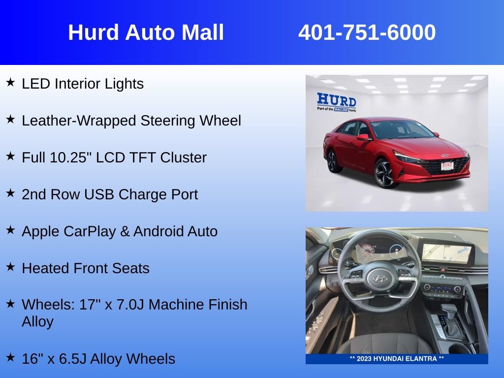 Used 2023 Hyundai Elantra SEL w/ Convenience Package FWD image 24