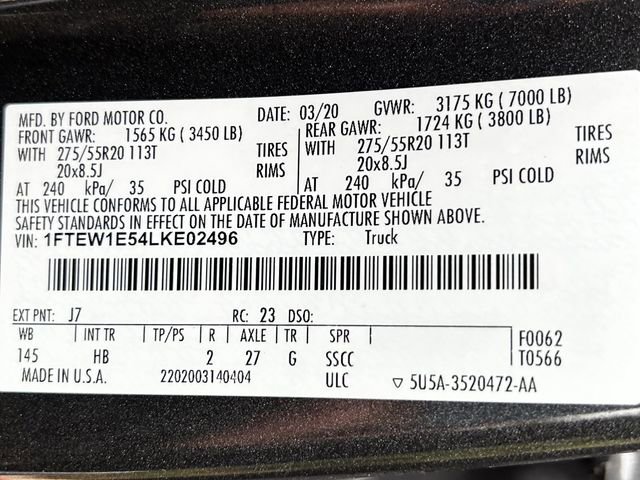Used 2020 Ford F150 Lariat AWD/4WD image 31