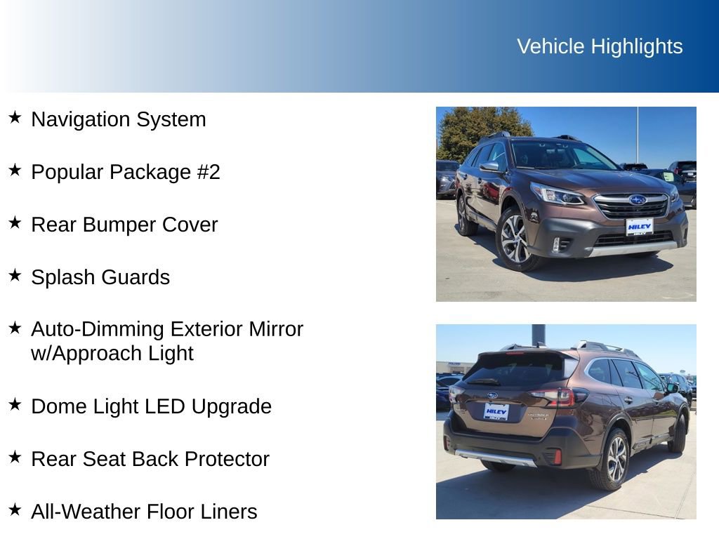 Used 2020 Subaru Outback Touring w/ Popular Package #2 image 5