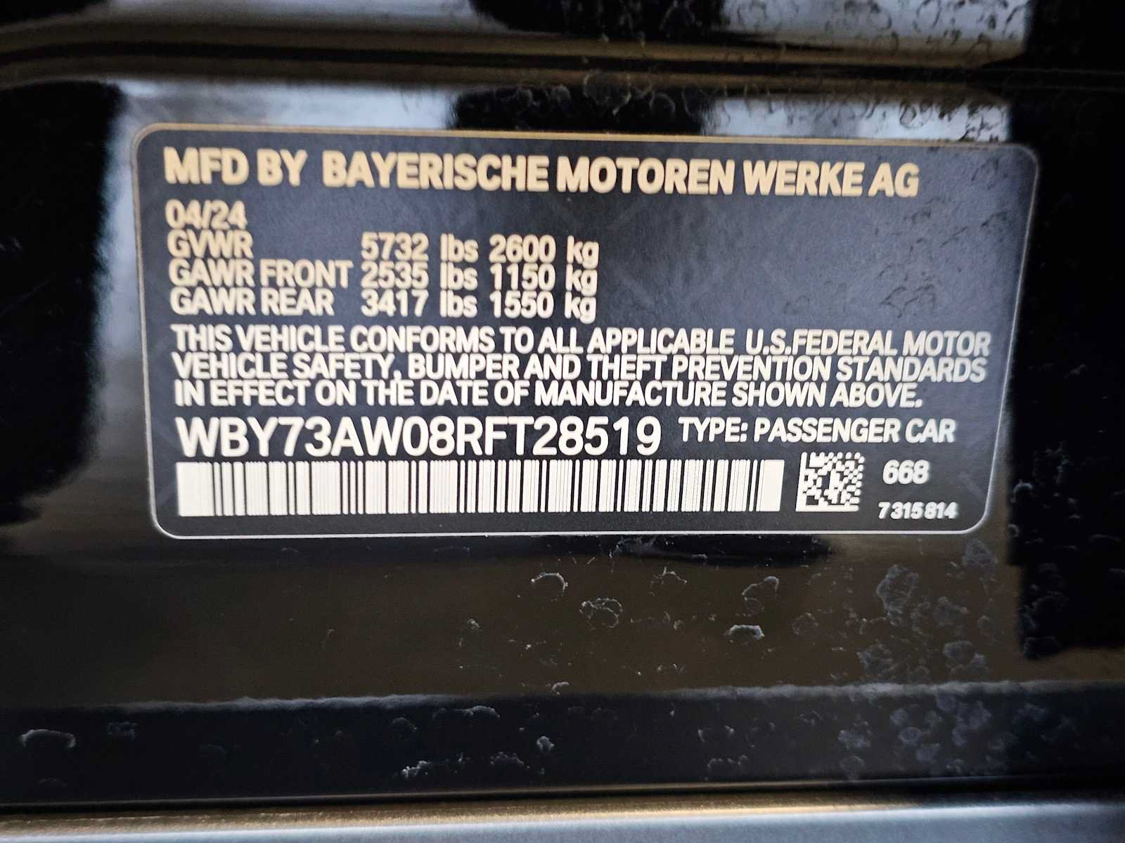 Certified 2024 BMW i4 eDrive40 w/ Convenience Package RWD image 37