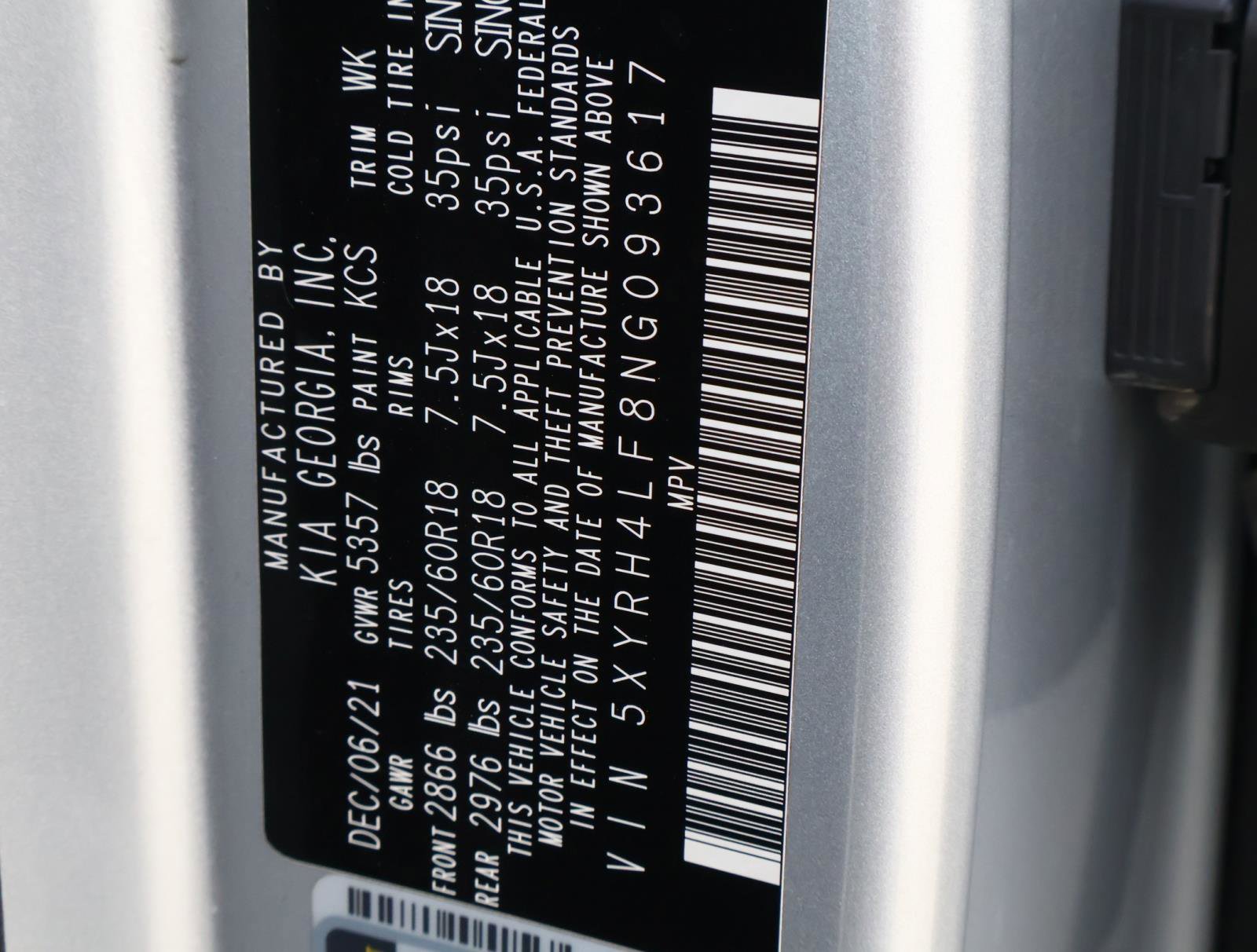 Used 2022 Kia Sorento EX FWD image 21