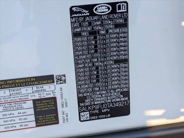 New 2026 Land Rover Range Rover SE image 20