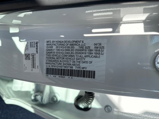 New 2026 Honda Pilot EX-L image 17